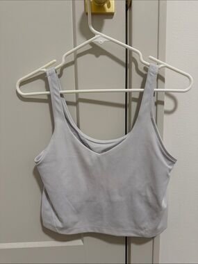 Gilly Hicks White Stretch Tank Top